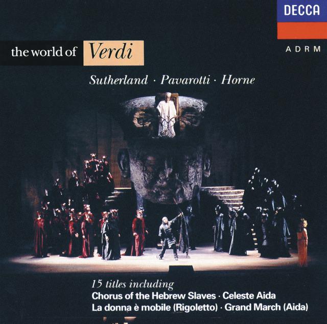 Album cover art for The World Of Verdi