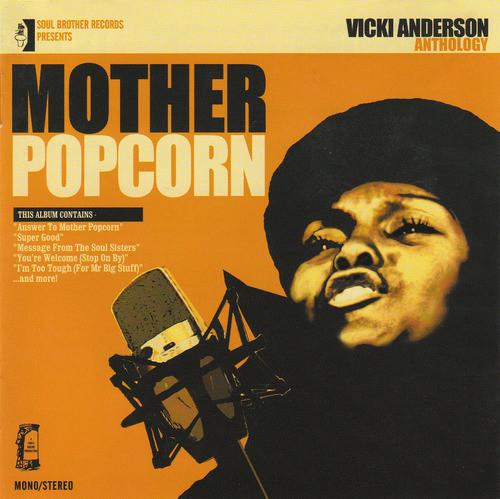 Album cover art for Mother Popcorn (Vicki Anderson Anthology)