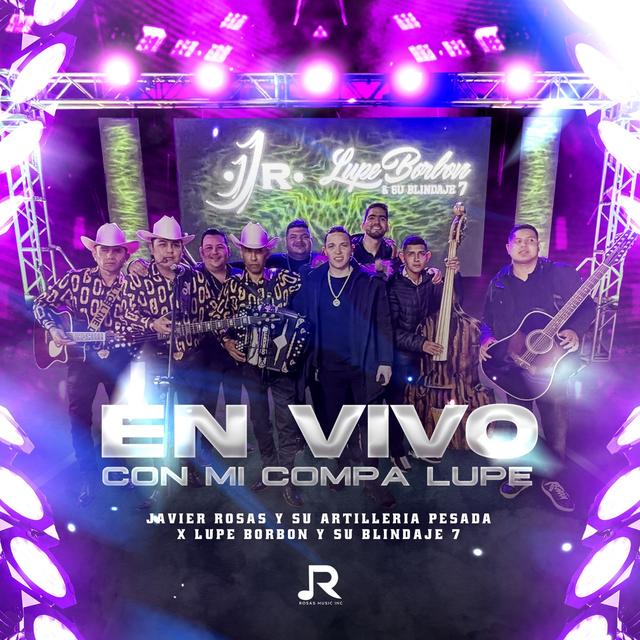 Album cover art for En Vivo Con Mi Compa Lupe