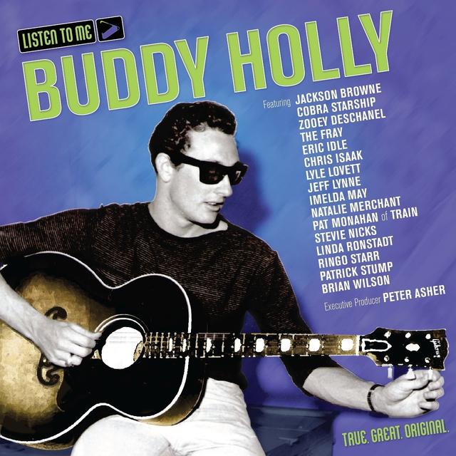 Album cover art for Listen To Me Buddy Holly