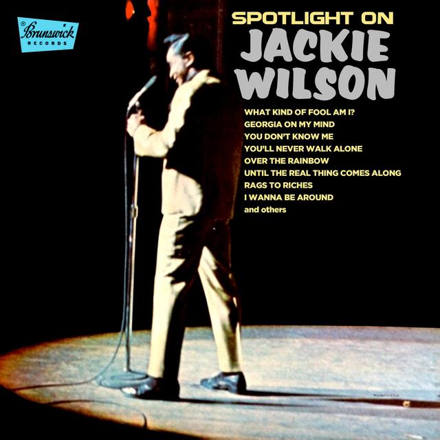 Album cover art for Spotlight on Jackie Wilson