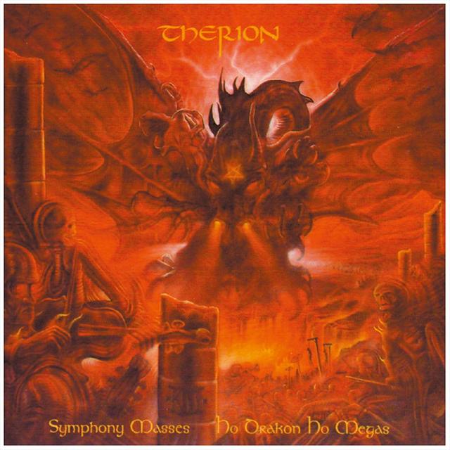 Album cover art for Symphony Masses: Ho Drakon Ho Megas