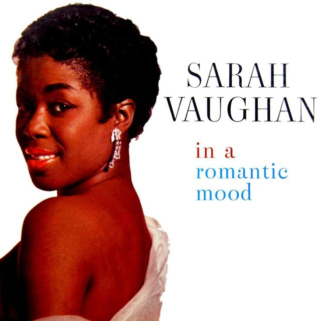 Album cover art for Sarah Vaughan in a Romantic Mood