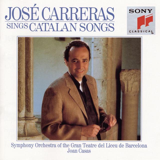 Album cover art for José Carreras Sings Catalan Songs