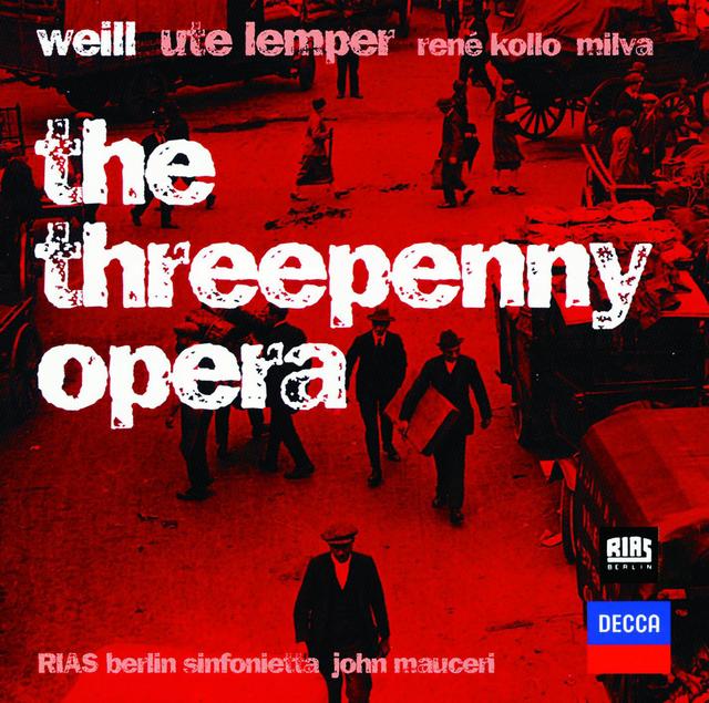 Album cover art for Weill: The Threepenny Opera