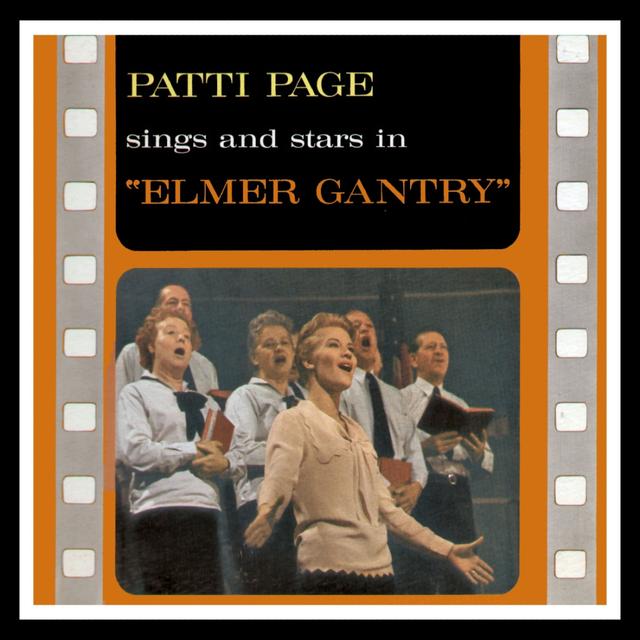 Album cover art for Patti Page Sings the Stars in "Elmer Gantry"