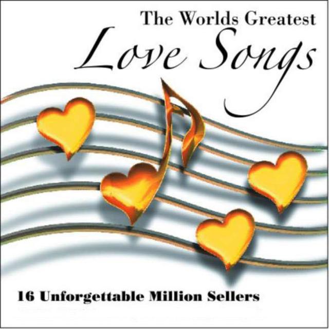 Album cover art for The World's Greatest Love Songs: 16 Unforgettable Million Sellers