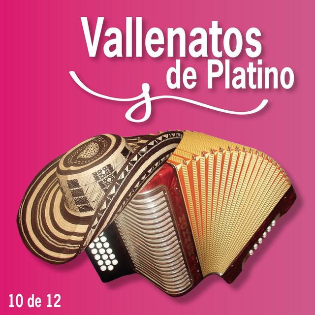 Album cover art for Vallenatos De Platino Vol. 10