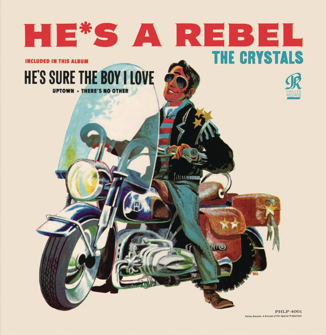 Album cover art for He's A Rebel