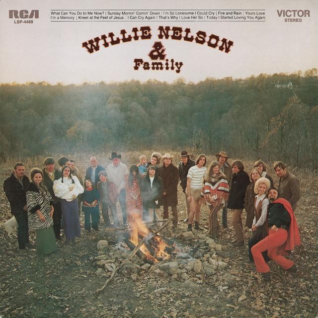 Album cover art for Willie Nelson & Family