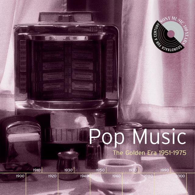 Album cover art for Pop Music: The Golden Era 1951-1975