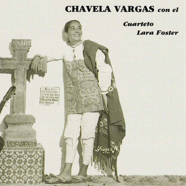 Album cover art for Chavela Vargas con el cuarteto Lara Foster