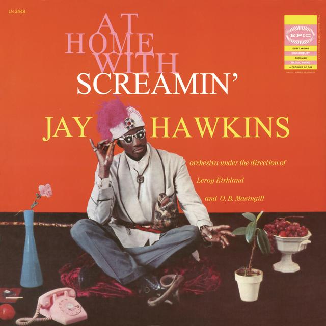 Album cover art for At Home With Screamin' Jay Hawkins