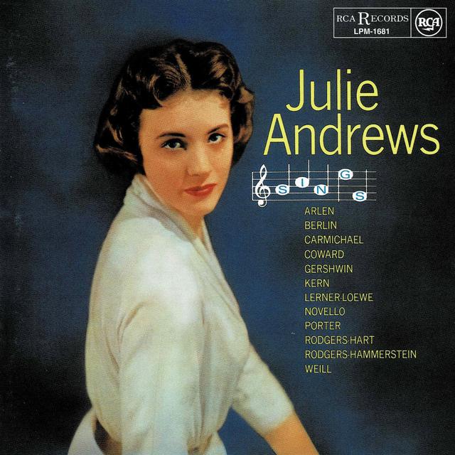 Album cover art for Julie Andrews Sings