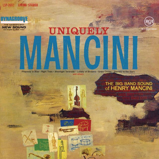 Album cover art for Uniquely Mancini