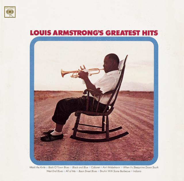 Album cover art for Louis Armstrong's Greatest Hits