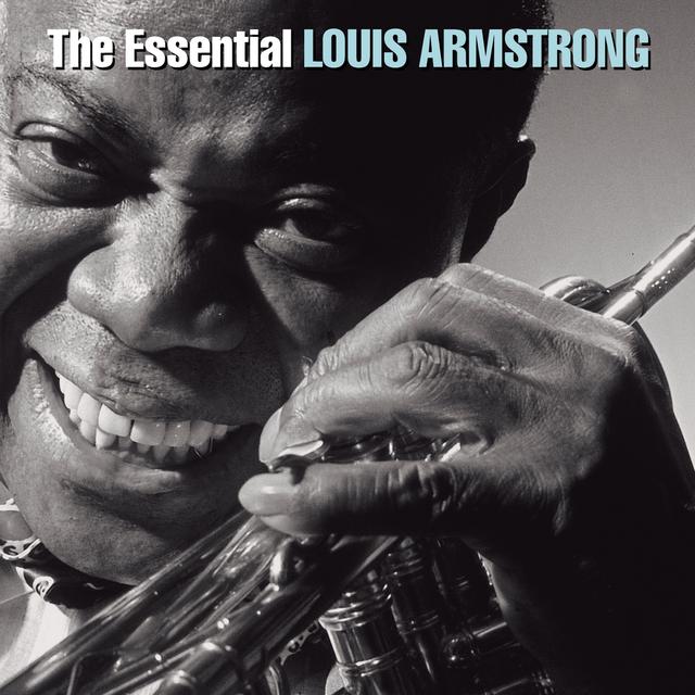 Album cover art for The Essential Louis Armstrong