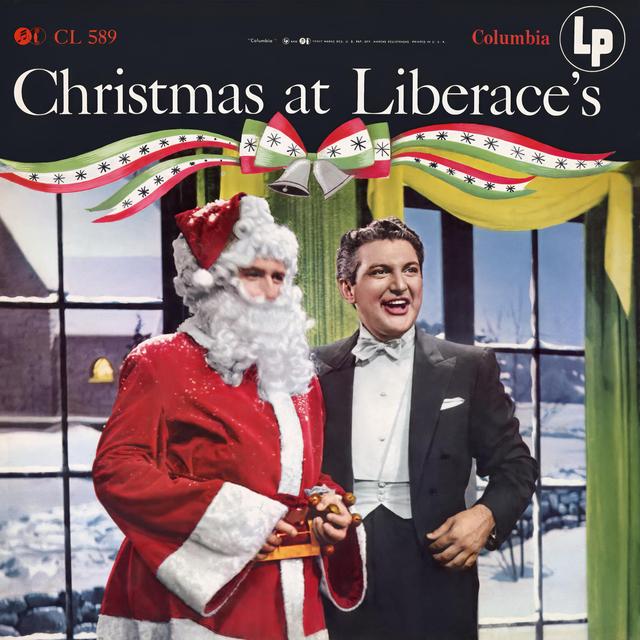 Album cover art for A Liberace Christmas