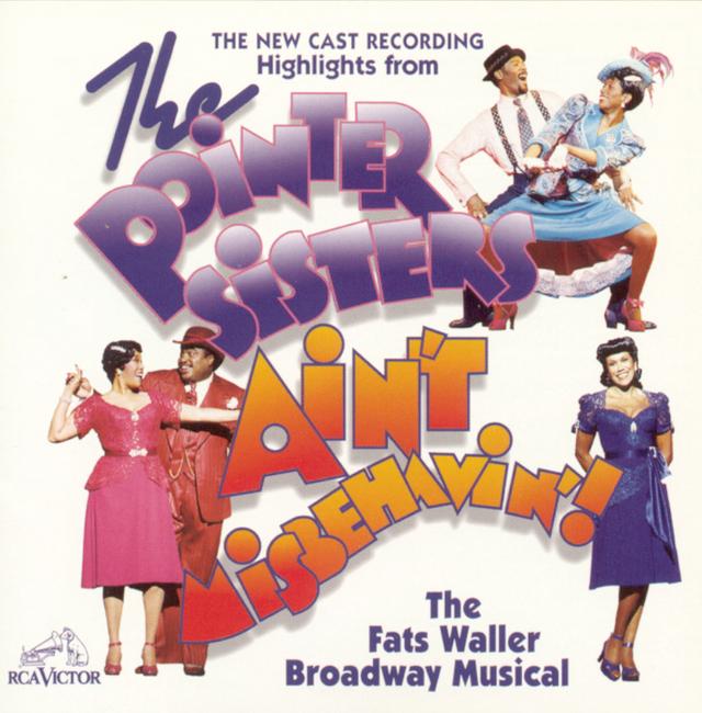 Album cover art for Highlights from "Ain't Misbehavin'", The Fats Waller Musical