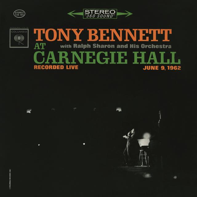 Album cover art for Tony Bennett at Carnegie Hall