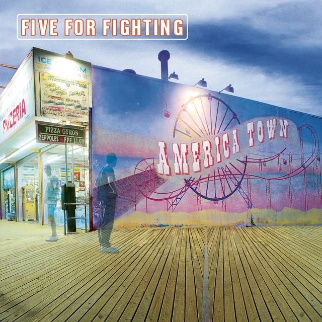 Album cover art for America Town